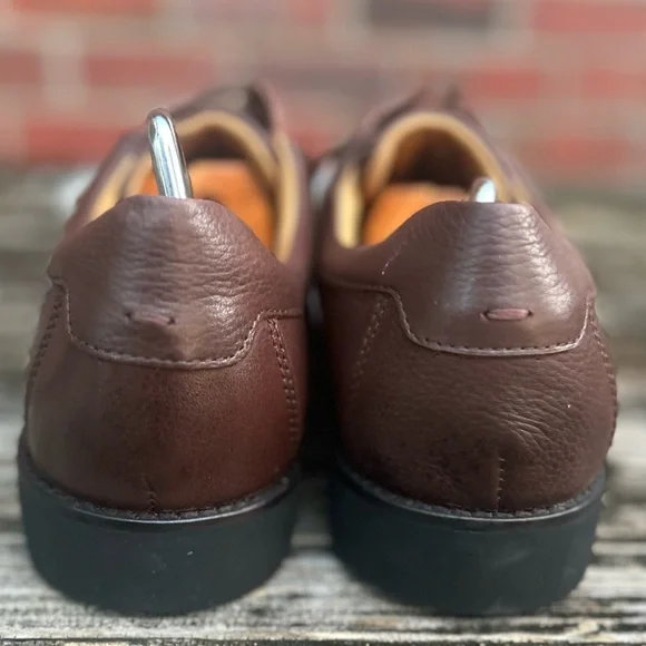 NWOB Marc Joseph New York Hand Crafted in Brazil Brown Leather Dress Shoes Sz 11 - Picture 9 of 14